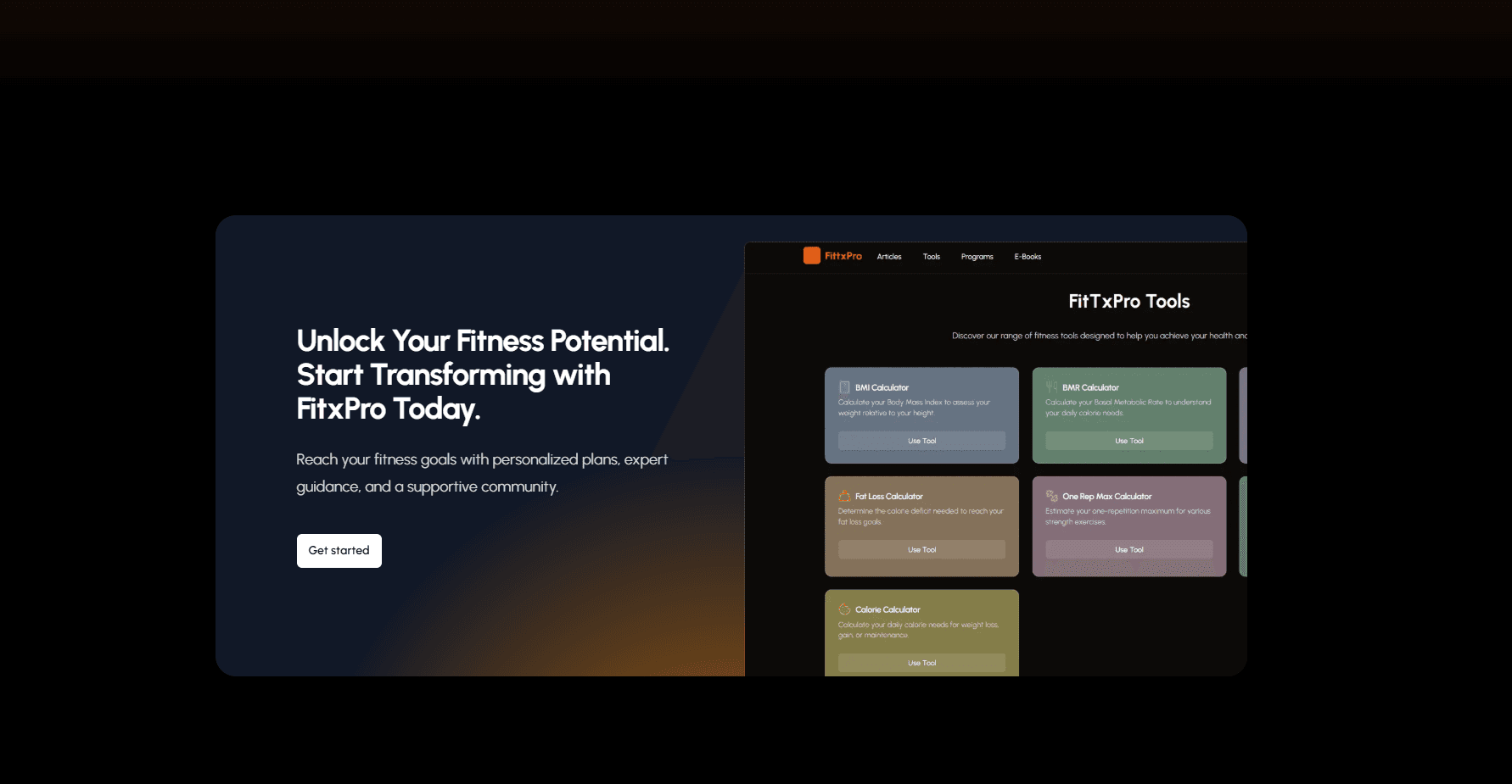 FittxPro - Comprehensive Fitness Transformation Platform